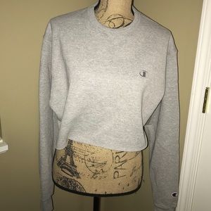 Champion Cropped Sweatshirt, Crop Top